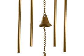 Decorațiune din metal clopoțel de vânt suspendat cu Copacul Vieții - Img 3