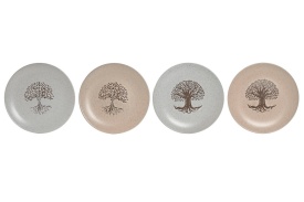 Farfurie ceramică elegantă model cu Copacul Vieții - Img 2