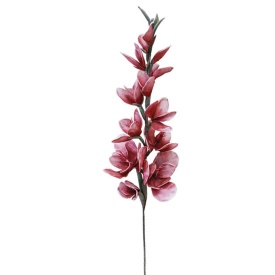 Floare decorativă elegantă gladiolă de culoare roz intens de 126cm