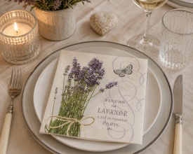 Șervețel decorativ mare de masă Bunch of Lavender