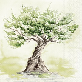Șervețel decorativ mare de masă Olive tree - Img 2