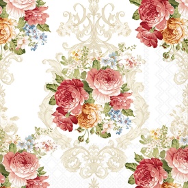 Șervețel decorativ mare de masă Sara Cream - Img 2