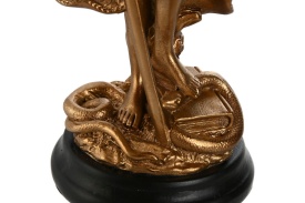 Figurină decorativă Lady Justice statueta dreptății în finisaj auriu sau argintiu - Img 3