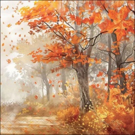 Șervețel decorativ mare Autumn Tree - Img 2