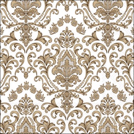 Șervețel decorativ mare de masă Baroque ornament gold - Img 2