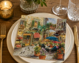 Șervețel decorativ mare de masă Ristorante
