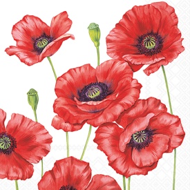 Șervețel decorativ mare de masă Romantic Poppy - Img 2