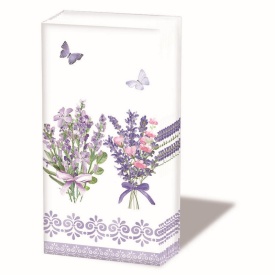Batistă hârtie elegantă Lovely Lavender White - Img 2