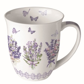 Cană porțelan Lovely Lavender White