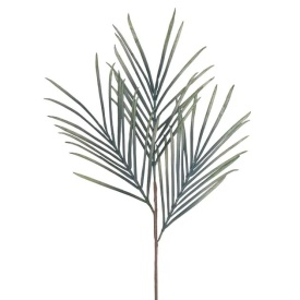 Ramură artificială decorativă de palmier culoare verde de 104cm