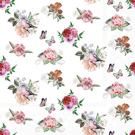 Șervețel decorativ mare de masă Charlotte white - Img 2