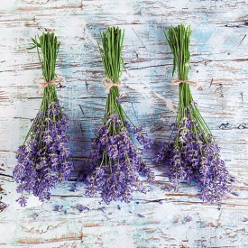 Șervețel decorativ mare de masă Lavender bouquets - Img 2