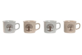 Cană ceramică elegantă cu model Copacul Vieții 220 ml - Img 2