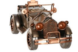Machetă de decor mașină retro din metal - Img 2