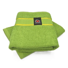Prosop de culoare verde deschis de baie