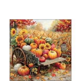 Șervețel decorativ mic Pumpkin Harvest - Img 2