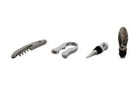 Set decorativ cu suport și accesorii pentru vin - Img 2