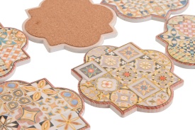 Suporturi elegant pentru pahare din ceramică model mediteranean - Img 3