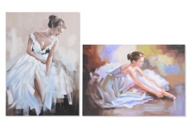 Tablou decorativ elegant cu balerine în culori pastelate