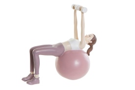 Figurină decorativă femeie sportivă design modern fitness