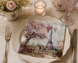 Șervețel decorativ mare de masă Paris Art