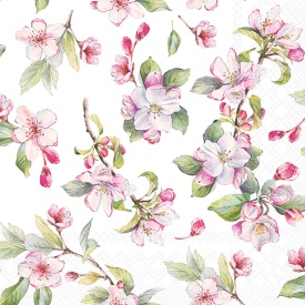 Șervețel decorativ mare de masă Spring Blossom White - Img 2