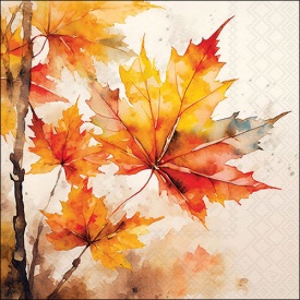 Șervețel decorativ mare Vibrant Leaves - Img 2