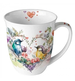 Cană porțelan Loving Birds