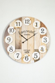 Ceas de perete rustic vintage Homemade Clocks
