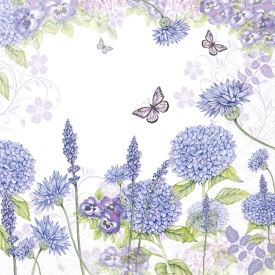 Șervețel decorativ mare de masă Purple Wildflowers - Img 2