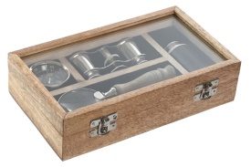 Set de cadou elegant de birou vintage natur - Img 2