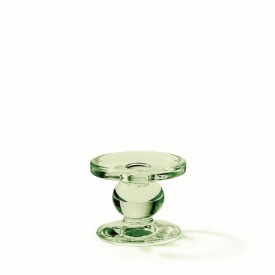 Suport lumânări sticlă verde Standing Candle Holder Small