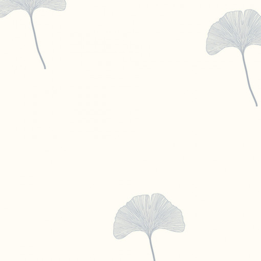 Tapet PVC AQUARELLE WALL - Ginkgo DARK AQUA