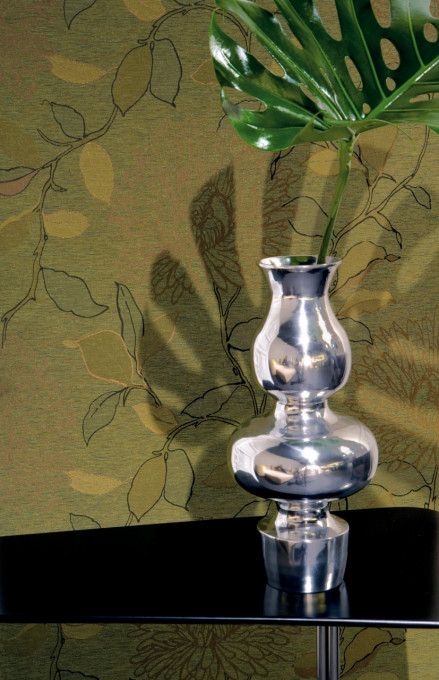 Tapet textil Calcutta Eden - GLORIA GREEN TEA 108007