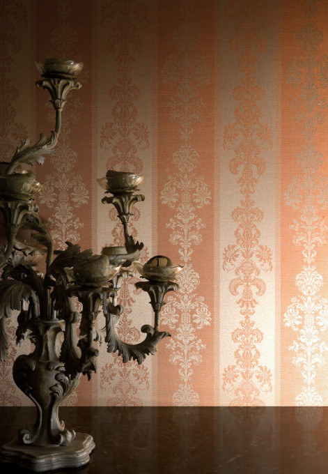 Tapet textil Calcutta Classico - ROMANA COPPER 209033