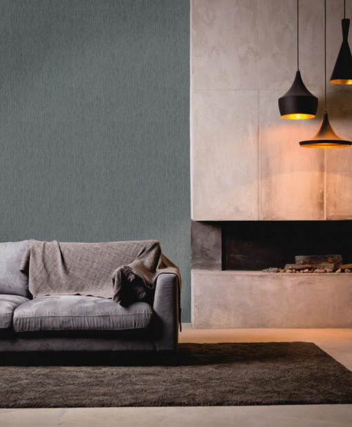 Tapet textil Calcutta Zirkonia - COUR CHARCOAL 117006