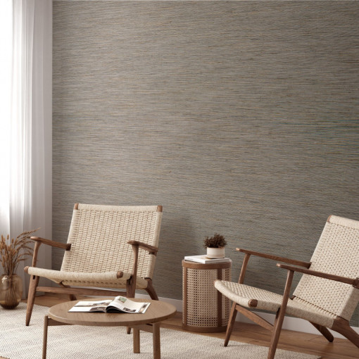Tapet textil Calcutta Yugen - CHARACTER SILVER 122039