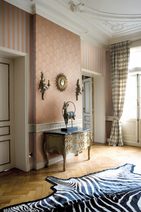 Tapet textil Calcutta Figaro - SEVILLA RUGGINE 610036