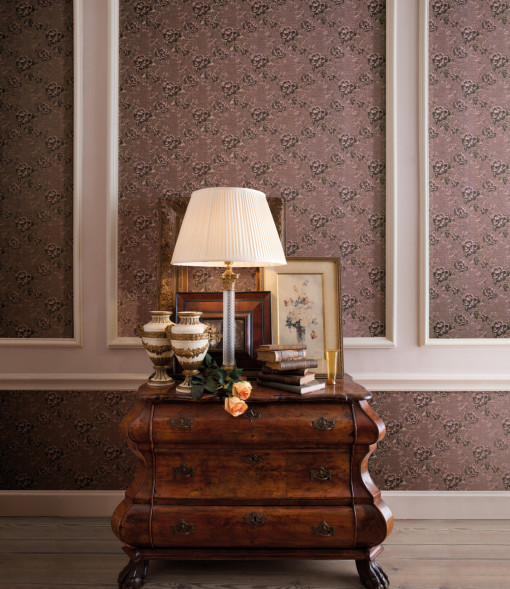 Tapet textil Calcutta Grace - BANQUET ROSEWOOD 312007