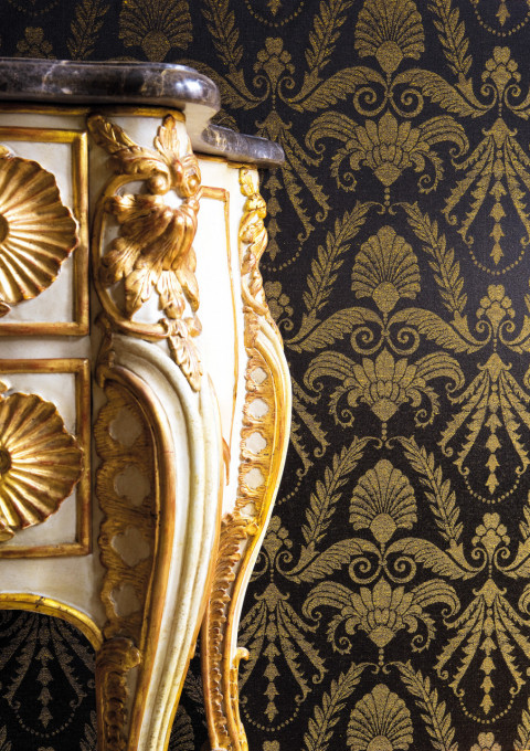 Tapet textil Calcutta Classico - SYBILLE GOLD 209022