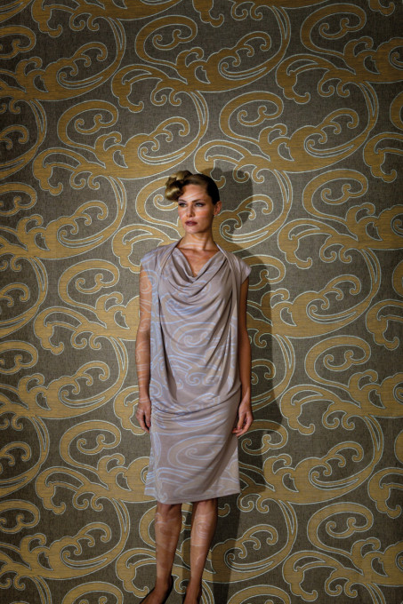 Tapet textil Calcutta Fortune - LAZAR AMBER 211031