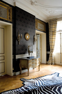 Tapet textil Calcutta Classico - LEDA ONYX 209021