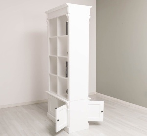 Biblioteca Provance tip perete despartitor lemn masiv, 90 x 53 x 220 cm - Img 6
