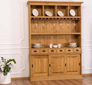 Bufet mobilier de Bar lemn masiv Provance 151 cm - Img 5