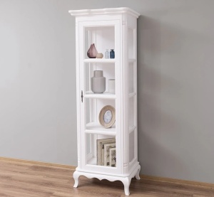 Corp Vitrina Shabby Provance cu 1 usa lemn masiv - Img 3