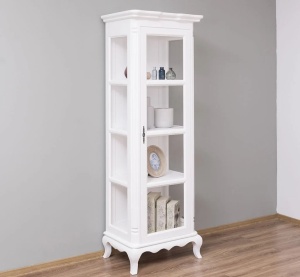 Corp Vitrina Shabby Provance cu 1 usa lemn masiv