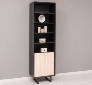 Set living Piannova cu 4 piese din lemn masiv + mdf negru, personalizabil - Img 6