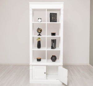 Biblioteca Provance tip perete despartitor lemn masiv, 90 x 53 x 220 cm - Img 3