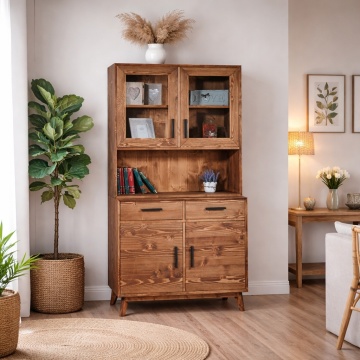 Bufet dining Nouvelle cu 4 usi si 2 sertare din lemn masiv