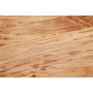 Masuta living Aertisan natur antichizat, lemn masiv tei, 70 x 70 cm - Img 4